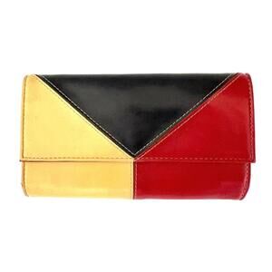 Vintage Patchwork Envelope Wallet / Clean / Fantastic